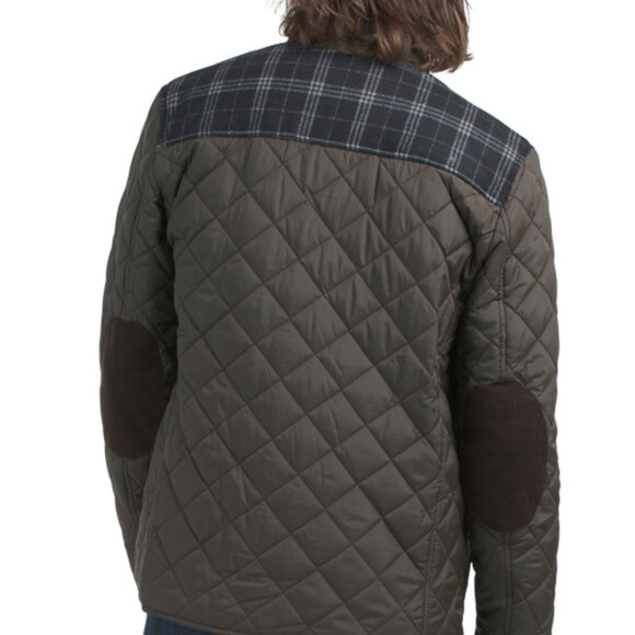 COLE HAAN SIGNATURE Mixed Media Essential Quilted Jacket - Picture 4 of 5